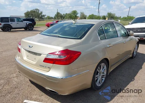2012 Hyundai Genesis 4.6 из США, поврежденный, VIN KMHGC4DF7CU205349